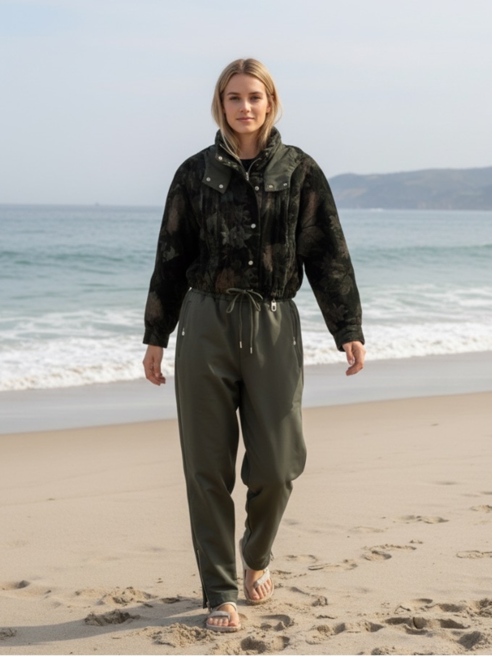 Bogner Green Camouflage Ski Jacket Jumpsuit